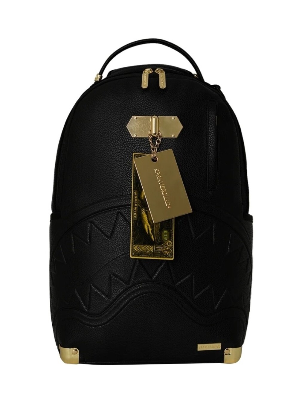 SPRAYGROUND GOLDEN RESERVE METAL MONEY LOCKED HANDTAG BACKPACK LIMITED EDITION